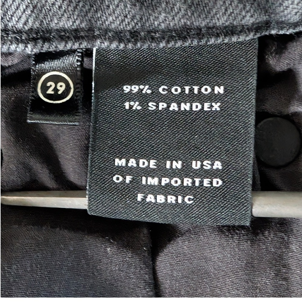 GRLFRND Karolina Button Fly Jeans In Nine Lives Wash Charcoal Womens 29‎ - Picture 11 of 14